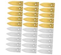 Cabilock 60pcs Copper Zinc Electrode for Fruit Battery Experiments Zinc and Copper Anode Plates for DIY Science Projects Educational Materials to Enhance Learning and Practical Skills