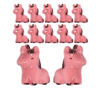 Cabilock 60pcs Cute Zodiac Cartoon Resin Nail Charms Kit for Nail Art with Pink Layered Effect and Festive Versatility, for Party and Gatherings, Adorable Kawaii Fingernail Embellishments