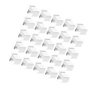 Cabilock 60pcs Outdoor Christmas Light Gutter Clips Non-Slip Metal Hooks for String Light Hangers Easy Install Seasonal Cable Wire Holders for Holiday Party Decorations