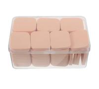 Cabilock 60pcs Small Makeup Powder Puff Set, Soft Mini Facial Sponges for Foundation and Concealer, Travel and Daily Use, Skin Color, Disposable Cosmetic Sponge Applicators