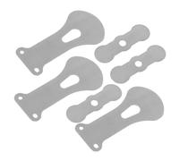 Cabilock 6pcs Air Compressor Valve Plates High Strength Steel Replacement Parts for Various Models Optimized Intake Exhaust Functionality for Industrial Applications