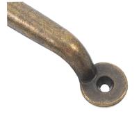 Cabilock 6Pcs Antique Bronze Cabinet Handles Metal Drawer Pulls Modern Minimalist Furniture Hardware for Kitchen Bedroom Wardrobe Cupboard Rustic Vintage Furniture Knobs