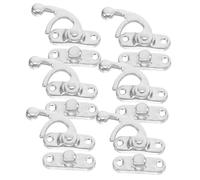 Cabilock 6PCS Antique Toggle Hasp Lock with Mounting Screws Vintage Metal Toggle Catch Latches for Jewelry Boxes Wooden Cabinets Suitcases Secure Catch Hardware for DIY Craft Projects