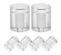 Cabilock 6pcs Clear Standoff Screws Advertising Standoff Mount Hardware Sign Mounting Hardware for Hanging Acrylic Picture Frame Transparent