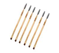 Cabilock 6pcs Eyebrow Brush Eyelash Brush for Eyebrow Makeup Portable Lash Curler Eyelash Lash Curling for Travel Use