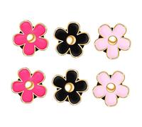 Cabilock 6Pcs Flower Car Decor Air Freshener Clip Durable Vent Clip Decorations with Tear Resistance Resistance and Strong Grip for Uplifting Mood Your Vehicle