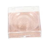 Cabilock 6pcs Golden False Eyelash Storage Boxes with Square Plastic Lash Tray and Shiny Bottom Cards Lightweight Eyelash Organizer to Keep Them Clean