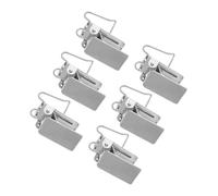 Cabilock 6pcs Heavy Duty Stainless Steel Rug Holders for Wall Display Quilt Tapestry Clips Easy to Install Drapery Hooks for Curtains Carpet Blanket Hangers with Elegant Silver Finish