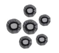 Cabilock 6pcs High Elastic Invisible Hair Nets for Women Hair Bun Shaper Set Large Medium Small Black Sizes Suitable for Ballet Dance and