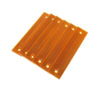 Cabilock 6pcs High Visibility Reflectors for Markers Weather Resistant Trailer Reflectors for Driveway Parking and Street Safety for Slow Moving Vehicle Warning