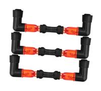 Cabilock 6pcs Ignition Spark Plug Cap Replacement for Dirt Bike Atv Scooter Engines Bend High Temperature Resistant Caps for Off-road Motorcycles and Quad Bikes Easy Installation Upgrade