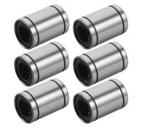 Cabilock 6pcs Lm12uu Linear Sliding Bearings High Precision Carbon Chromium Steel Pulley Wheels for 3d Printer Replacement Parts and Industrial Motion Applications
