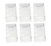 Cabilock 6pcs Low Profile Blinds Brackets for Home Office and Dorm Adjustable Tightness Support Brackets for Various Curtain Weights Concealed Mounting Hardware for Roller Shades and Blinds