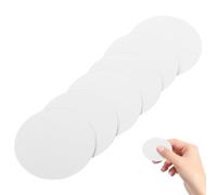 Cabilock 6pcs Magnetic Metal Sticker Phone Magnet Plates for Car Mounts and Phone Cases Silver Iron Plates Set Compatible with Smartphones for Travel and Daily Use