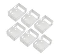 Cabilock 6pcs Metal Blind Brackets for Roller Shades Low Profile Window Headrail Holders Sturdy Support with Hidden Design Easy DIY Installation for Home and Office Curtains