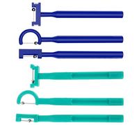 Cabilock 6pcs Oral Muscle Training Tool for Tongue Strengthening and Speech Clarity Support, Friendly Tongue Tip Trainer Made of Pp and Metal, for Oral Muscle Exercises