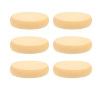 Cabilock 6pcs Oval Makeup Puff Thick Latex Cosmetic Powder Puff Dry and Wet Dual Use Beauty Accessory for Full Face Application and Precise Powder Control
