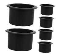 Cabilock 6pcs Plastic Drop-in Sofa Cup Holders Anti-spill Drink Stands for Couch Armrest Space-saving Beverage Holders for Rvs Cars Living Rooms Bedrooms and Studies