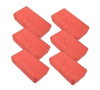 Cabilock 6pcs Red Foam Simulation Bricks for Stage Performance Movie Props Portable Lightweight Fake Brick Blocks for Magician Tricks Halloween Comedy Gimmicks