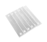 Cabilock 6pcs Reflective Sign Post Panels for Driveway Parking Roadside Reflectors with High Visibility Weather Resistant Material Warning Slow Moving Vehicles