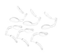 Cabilock 6pcs Silicone Eyeglasses Nose Pads with U Shape Design for Maximum Comfort and Easy Installation, Nose Support for Glasses in Outdoor Sports and Daily Activities