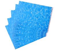 Cabilock 6pcs Simulation Water Surface Stickers for Sand Table Model with Adhesive Realistic Water Ripple Pattern Decals for Bedroom Decor and Wall Background Easy Peel and Application
