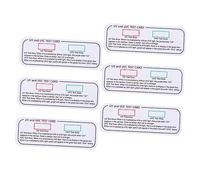 Cabilock 6pcs Uv Card Test Cards Portable Uv Detection for Light Testing and Detector Use