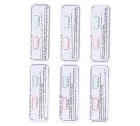 Cabilock 6pcs Uv Detection Cards Reusable Uv Test Strips Sunlight Intensity Protective Effect Tester for Reptile Terrariums