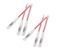 Cabilock 6pcs Waterproof Beauty Positioning Pen Eyebrow Marking Pen Red Smudge-resistant Temporary Tattoo for Precise Eyebrow Shaping and Makeup Use in Weddings and Daily Application