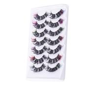 Cabilock 7 Pairs Curl Lash Clusters DIY False Eyelashes Eyelash Extensions for Women Makeup Artists Stage Glamour