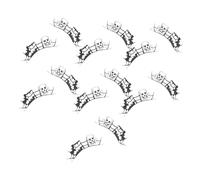 Cabilock 7 Pairs False Lashes Clusters Art Eyelashes Halloween Accessory Fake Eyelash Cosplay-specific Halloween Goth Lashes Black