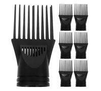 Cabilock 7pcs Hair Dryer Nozzle Attachments Plastic Comb Blow Dryer Replacement Nozzle Heatproof Styling Tools for Salon and Home Use with Efficient Airflow and Detangling Design