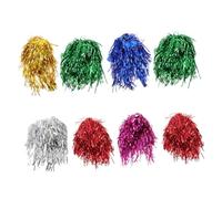 Cabilock 8 Pcs Tinsel Wig for Women Iridescent Glitter Costume Wig Funky Party Accessory Heat Resistant Random Color