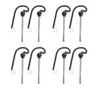 Cabilock 8 Pcs Weight Selector Pin for Gym Weight Stack Machines, Black | Aluminum Alloy and Steel, Rope Included, Quick Installation, Sturdy Construction for Gym and Home Use