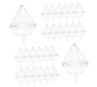Cabilock 80Pcs Clear Chocolate Holder Cups for Craft Bouquets Candy Wrappers for Valentine Day Mother Day Surprises
