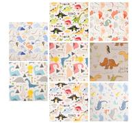 Cabilock 8pcs Bundle Fabric DIY Patchwork Fabric Cotton Assorted Color Washable Breathable Material for Quilting and Arts and Crafts