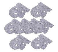 Cabilock 8pcs Christmas Silverware Holder Set Festive Cutlery Fork Holders for Dinner Table Decoration Lightweight Felt Cloth Tableware Bags for Holiday Parties