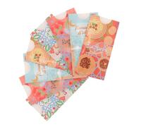 Cabilock 8pcs Eid Mubarak Money Envelopes Decorative Paper Cash Wrapping Festival Party Supplies with Moon Star Castle Design for Ramadan Celebration