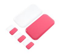 Cabilock 8pcs Eyelash Extension Pads Silicone Pink Thick Reusable Holder for Eye Pads Lash Extensions Beauty Salon Home Use