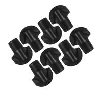 Cabilock 8pcs Golf Bag Holder Replacement Feet for Golf Bag Stand and Legs Anti-slip Rubber Accessories with Wide Compatibility Sturdy Black Rubber Pads