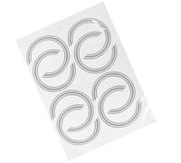 Cabilock 8pcs Guitar Sound Hole Stickers Decals for Acoustic Guitars Paper Material with Wear Resistance Unique Design and Beautiful Appearance and Replacement