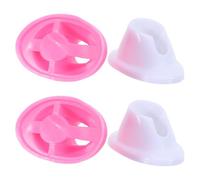 Cabilock 8pcs Nail Polish Display Rack Spill-prevent Storage Stand for Nail Salon Silicone Bottle Holder Manicure Stand for Fingernail Polish Bottle Organization