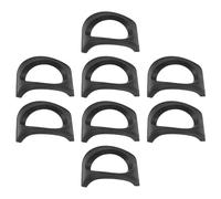 Cabilock 8Pcs Resin Ocarina Stands with Groove Support for Stable Instrument Holding Non-slip Musical Instrument Holders Scratch-resistant Resin Base Accessories for Ocarina Players