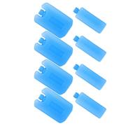 Cabilock 8pcs Reusable Ice Packs for Air Conditioner and Lunch Boxes with Enhanced Cooling Performance and Convenient Portability, Pe Material Ice Cooling Blocks for Home and Outdoor