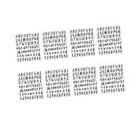 Cabilock 8pcs Self Adhesive Letters Numbers Kit for Mailbox Decorative Stickers Numbers Sticker for Signs for DIY Projects