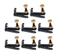 Cabilock 8pcs Violin Fine Tuner Metal String Adjuster for 3/4-4/4 Violins Musical Instrument Accessories