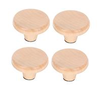 Cabilock 8pcs Wooden Lid Knobs Household Pot Lid Handles Convenient Pan Knobs Supplies for Judge Saucepans and Pan Use
