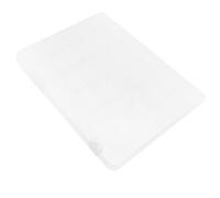 Cabilock A4 Plastic File Box Document Storage Organizer Lid, White Paper Case for Office Documents, Magazine Protector and Contract Holder