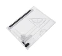 Cabilock A4 Portable Drawing Board for Architecture with Plastic Material, Easy to Clean Surface, Included Drawing Tools and Rulers, for Outdoor Creation and Travel Use