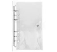 Cabilock A6 Kpop Photocard Binder: 6 Ring Album Clear Card Slots Picture Album Cover with Buckle Closure Folder for Organizing Sticker Trading Business Cards